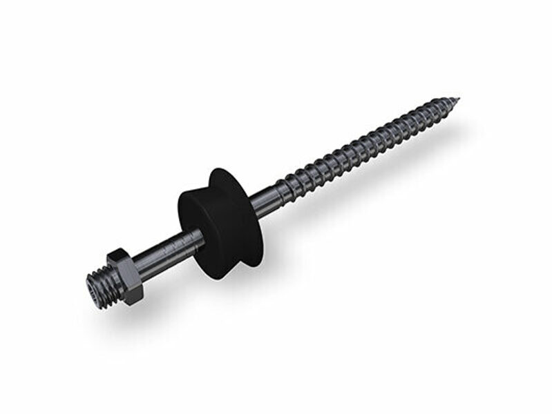 Skrūves notekcaurules stiprinājumiem