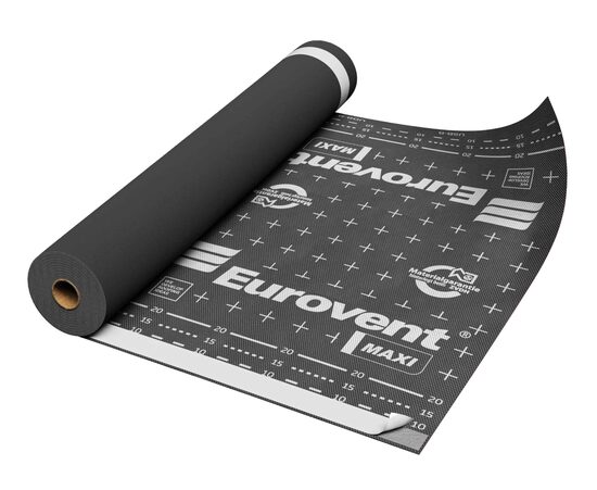 Difūzijas membrāna Eurovent MAXI SK2, 140 g/m², 3-slāņu, 2 līmlentes, 1.5mx50tm (75m²)