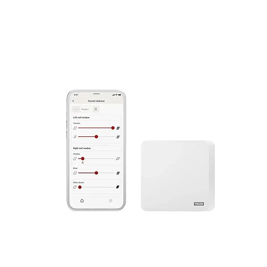 VELUX App Control - viedā jumta logu, žalūziju un slēģu vadība