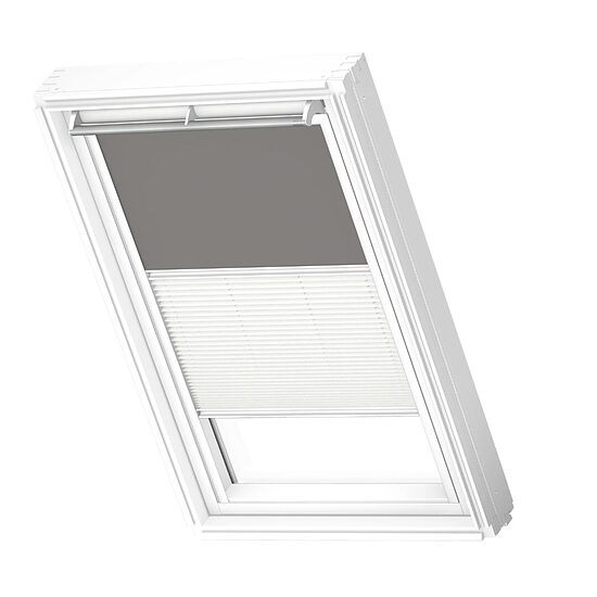 DUO gaismu necaurlaidīga žalūzija jumta logam VELUX DFD, standarta, manuāla vadība